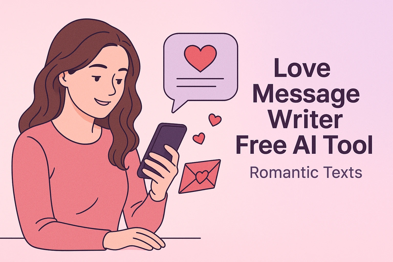 Love Message Writer Free AI Tool – Romantic Texts