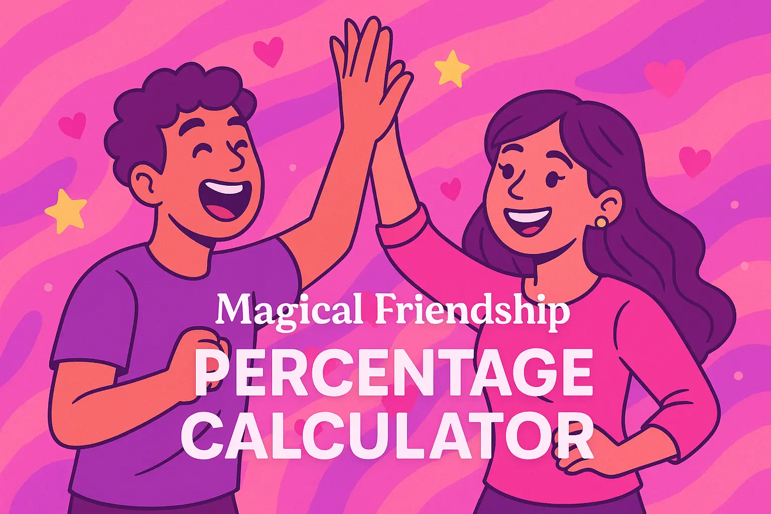 Friendship Calculator 🎉 – Get a % Score & Heartfelt Message!