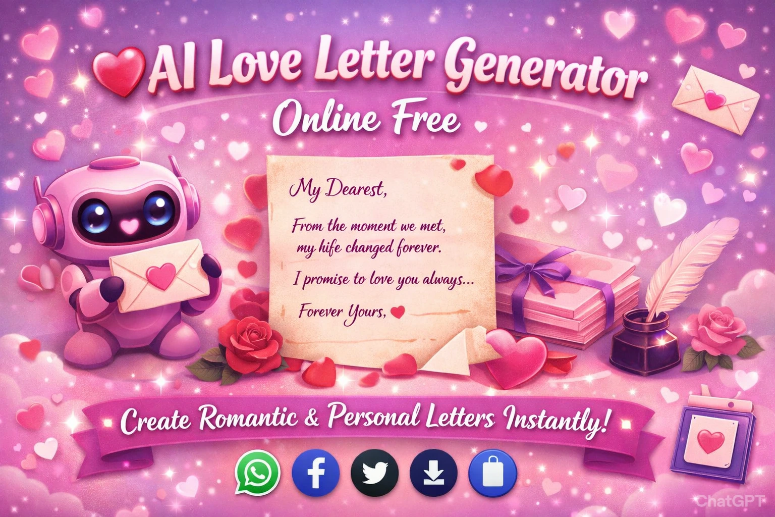 💖 AI Love Letter Generator Online Free