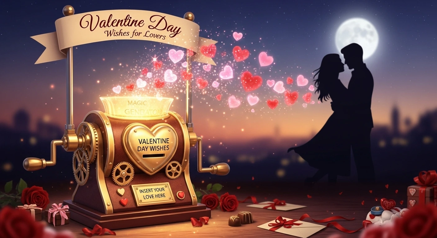 ❤️ Magic Valentine Day Wishes Generator for Lover