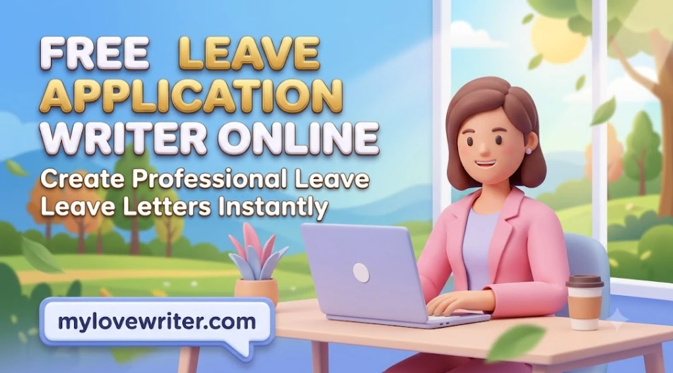 Free Leave Application Writer Online – Create Professional Leave Letters Instantly