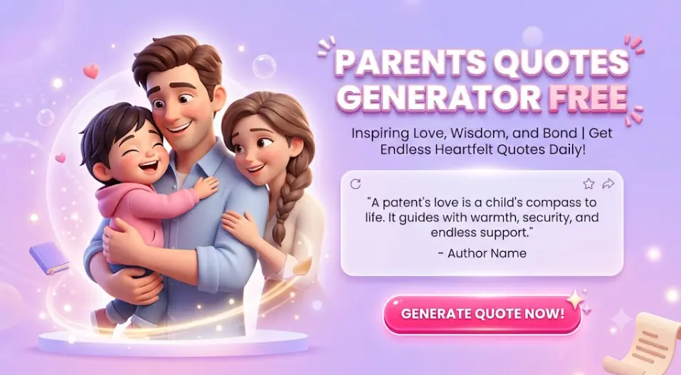 🥰 Parents Day Quotes Generator Free With Love