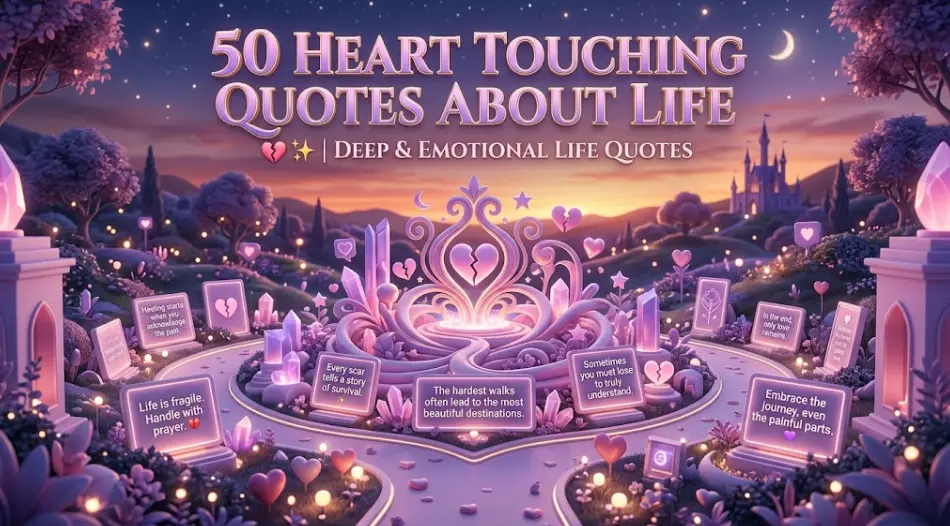 💔50 Heart Touching Quotes About Life Quiz | Deep & Emotional Life Quotes