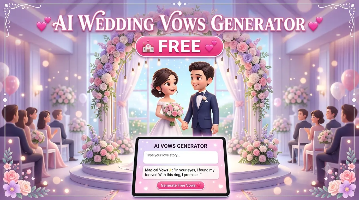 💒 AI Wedding Vows Generator Free 💕