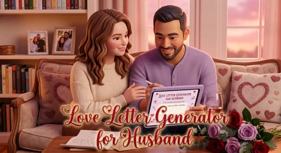 Love Letter Generator for Husband 💌 | Romantic & Heartfelt Letters